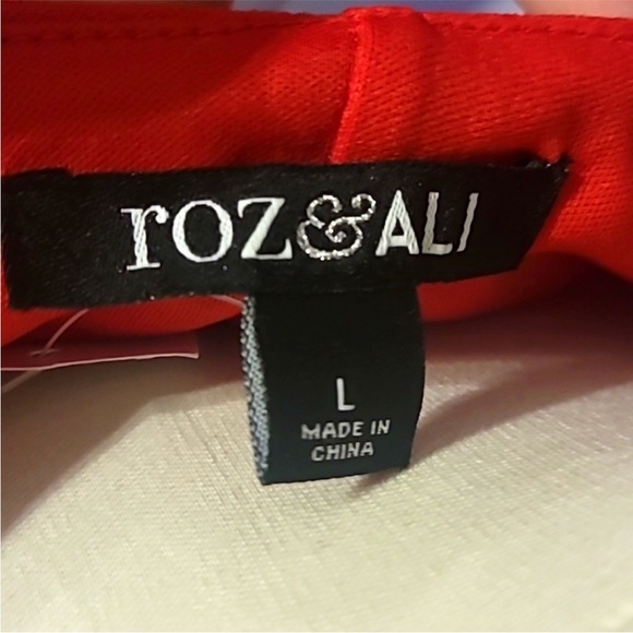 NWT Dress Barn Roz & Ali Red Dress - Picture 4 of 4